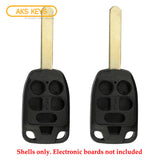 2001 - 2013 Honda Remote Key Shell 6B (2 Pack)