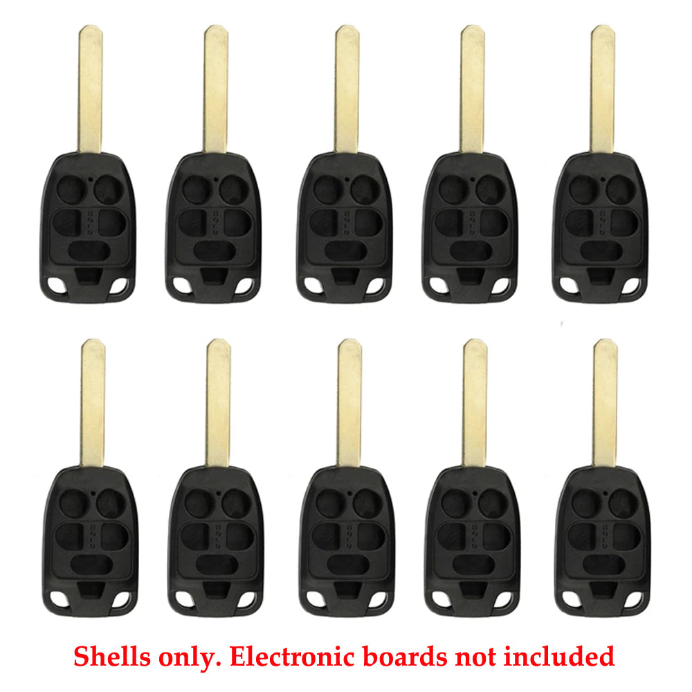 2001 - 2013 Honda Remote Key Shell 6B (10 Pack)