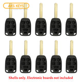 2001 - 2013 Honda Remote Key Shell 6B (10 Pack)