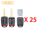 2013 - 2015 Honda Remote Key Shell Case 4B (25 Pack)