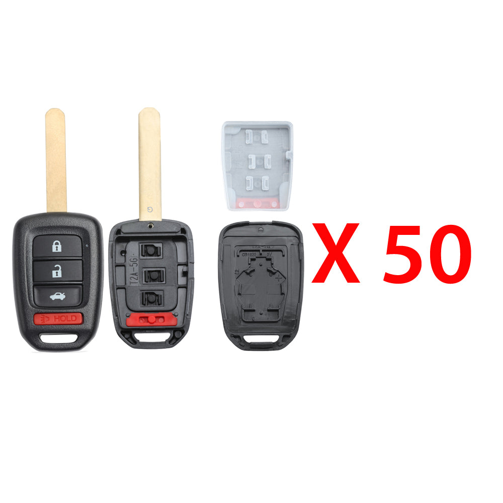 2013 - 2015 Honda Remote Key Shell Case 4B (50 Pack)