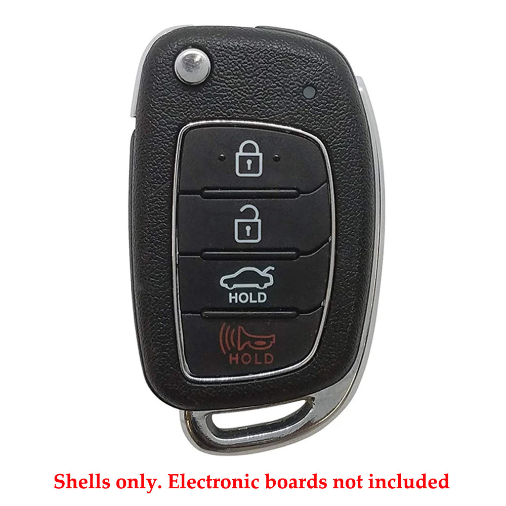 Hyundai Remote Head Flip Key Shell for FCC# TQ8-RKE-4F16