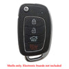 Hyundai Remote Head Flip Key Shell for FCC# TQ8-RKE-4F16