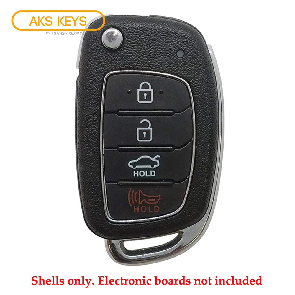 Hyundai Remote Head Flip Key Shell for FCC# TQ8-RKE-4F16