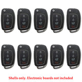 Hyundai Remote Head Flip Key Shell for FCC# TQ8-RKE-4F16 (10 Pack)