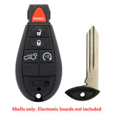 Chrysler Dodge Jeep Fobik Remote Key Shell Pad 5B for FCC# IYZ-C01C