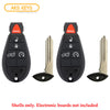 Chrysler Dodge Jeep Fobik Remote Key Shell Pad 5B for FCC# IYZ-C01C (2 Pack)