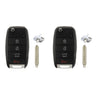 2014 - 2018 Kia Forte Flip Key Shell 4B - KK8 (HY15) (2 Pack)