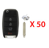 2014 - 2018 Kia Forte Flip Key Shell 4B - KK8 (HY15) (50 Pack)