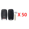 2014 - 2018 Kia Forte Flip Key Shell 4B - KK8 (HY15) (50 Pack)