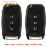 Kia Remote Head Flip Key Shell for FCC# TQ8-RKE-3F05 (2 Pack)