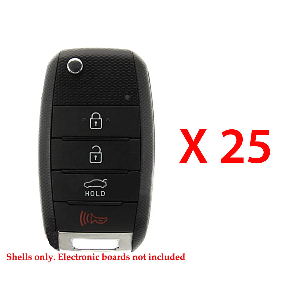 Kia Remote Head Flip Key Shell for FCC# TQ8-RKE-3F05 (25 Pack)