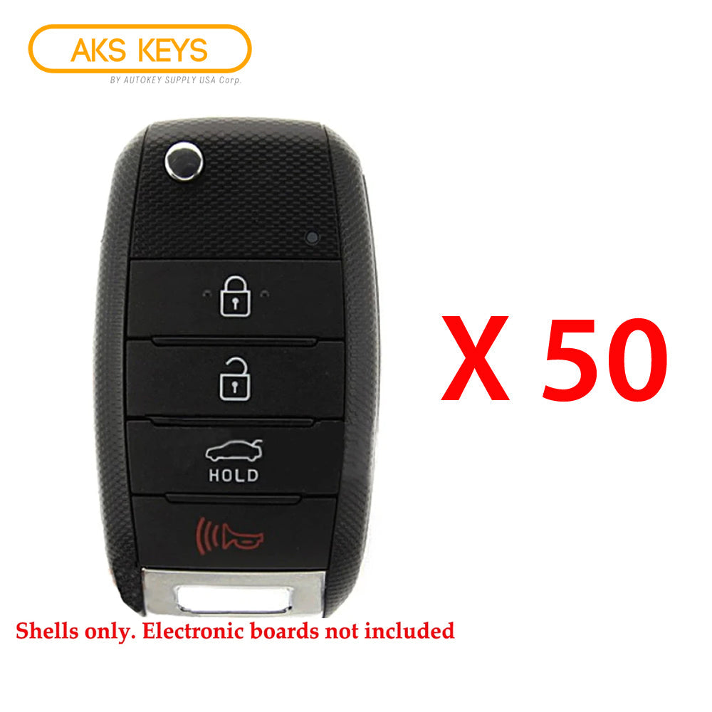 Kia Remote Head Flip Key Shell for FCC# TQ8-RKE-3F05 (50 Pack)