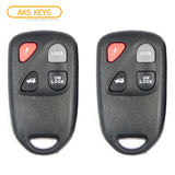 2003 - 2005 Mazda Remote Control Shell 4B Compatible with FCC# KPU41805 (2 Pack)