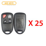 2003 - 2005 Mazda Remote Control Shell 4B Compatible with FCC# KPU41805 (25 Pack)