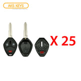 2007 -2015 Mitsubishi Remote Key Shell 3B - MIT3 (25 Pack)