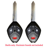 2006 Mitsubishi Remote Key Shell 3B Mit6 (2 Pack)