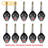 2006 Mitsubishi Remote Key Shell 3B Mit6 (10 Pack)