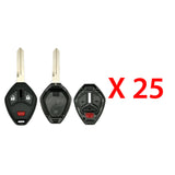 2006 Mitsubishi Remote Key Shell 3B Mit6 (25 Pack)