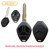 2007 - 2015 Mitsubishi Remote Key Shell 4B / MIT3