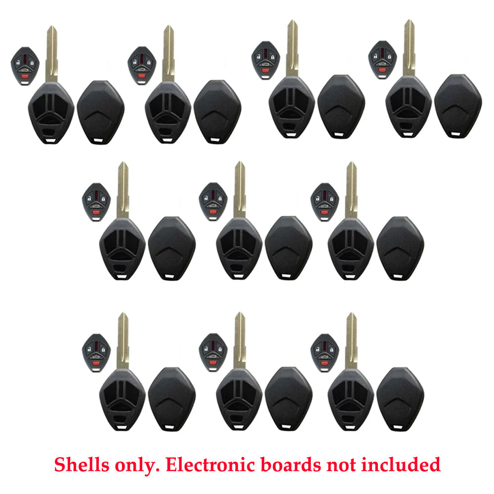 2007 - 2015 Mitsubishi Remote Key Shell 4B / MIT3 (10 Pack)