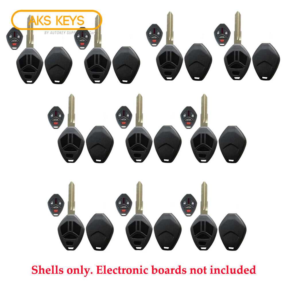 2007 - 2015 Mitsubishi Remote Key Shell 4B / MIT3 (10 Pack)