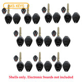 2007 - 2015 Mitsubishi Remote Key Shell 4B / MIT3 (10 Pack)