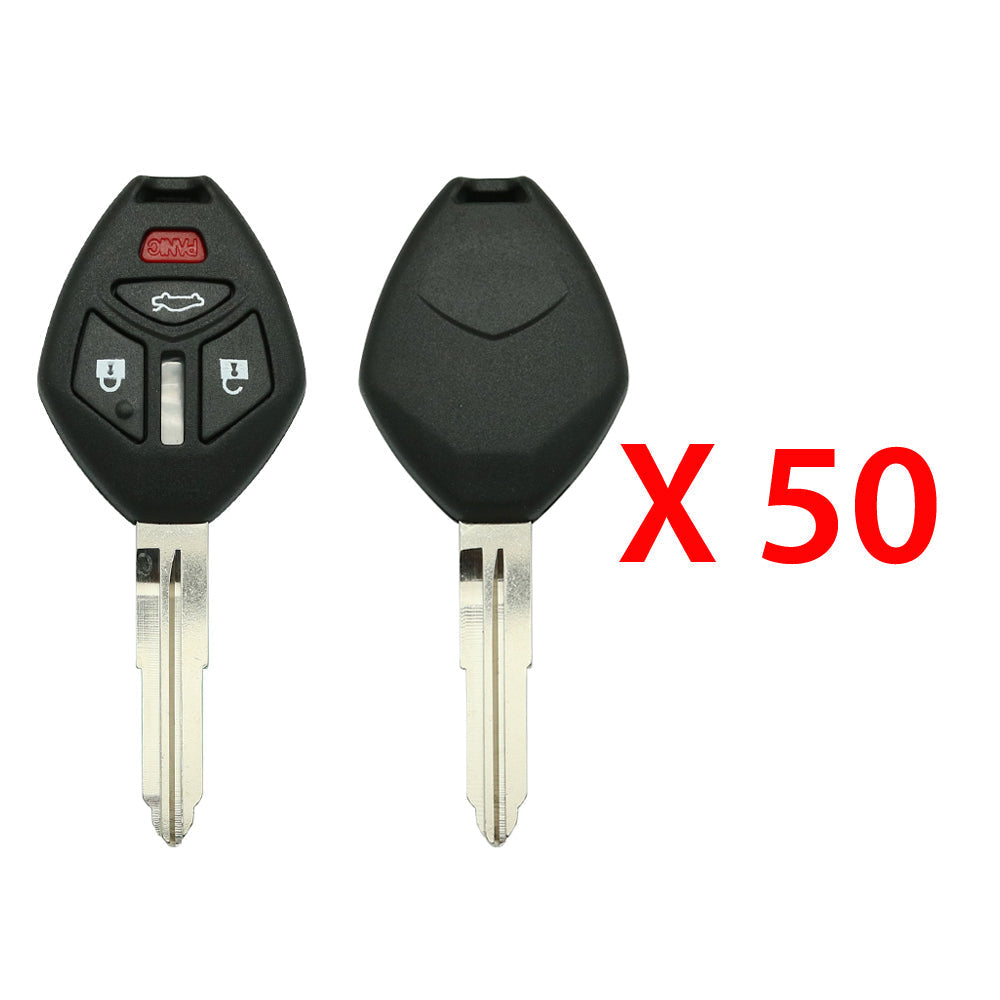 2007 - 2015 Mitsubishi Remote Key Shell 4B / MIT3 (50 Pack)