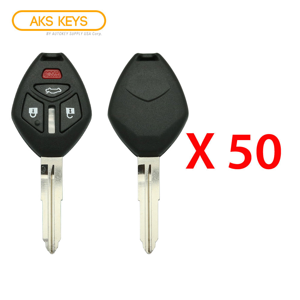 2007 - 2015 Mitsubishi Remote Key Shell 4B / MIT3 (50 Pack)