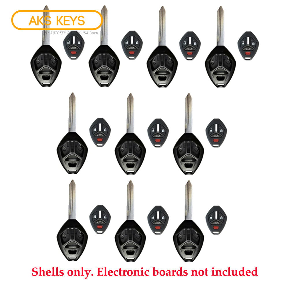 2006 -2007 Mitsubishi Remote Key Shell 4B - MIT6 (10 Pack)