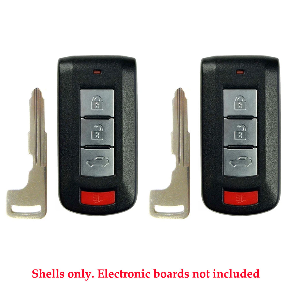 2008 - 2016 Mitsubishi Lancer Evo Smart Key Shell 4B (2 Pack)