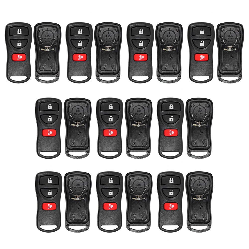 2002 - 2018 Nissan Remote Shell 3B Fits for FCC# CWTWB1U821 (10 Pack)