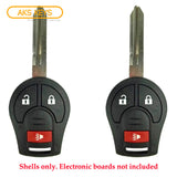 2003 -2013 Nissan Remote Key Shell 3B (2 Pack)