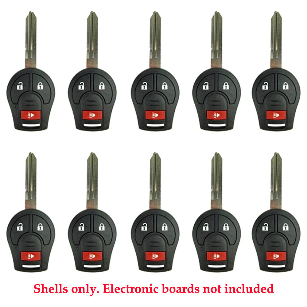 2003 -2013 Nissan Remote Key Shell 3B (10 Pack)