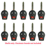 2003 -2013 Nissan Remote Key Shell 3B (10 Pack)