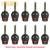 2003 -2013 Nissan Remote Key Shell 3B (10 Pack)