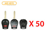 2003 -2013 Nissan Remote Key Shell 3B (50 Pack)