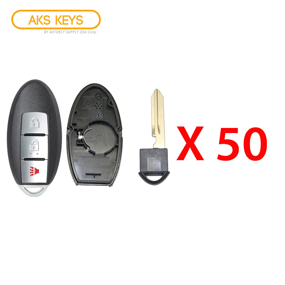 2009 - 2013 Nissan Prox Key Shell 3B (50 Pack)