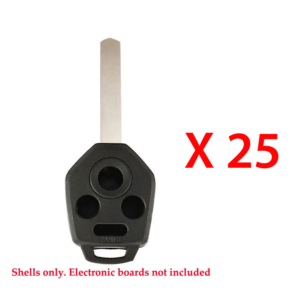 2010 - 2014 Subaru Remote Key Shell 4B / SUB1 (25 Pack)