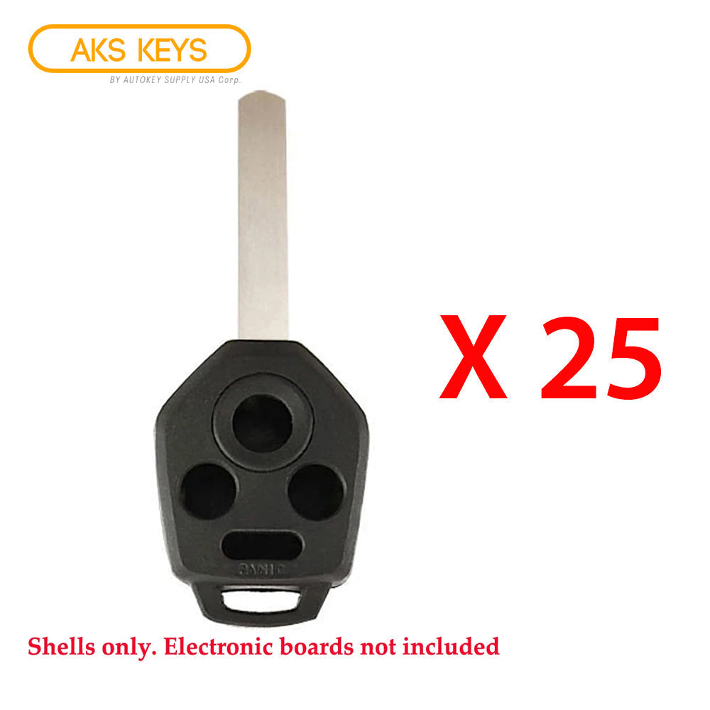 2010 - 2014 Subaru Remote Key Shell 4B / SUB1 (25 Pack)