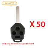 2010 - 2014 Subaru Remote Key Shell 4B / SUB1 (50 Pack)