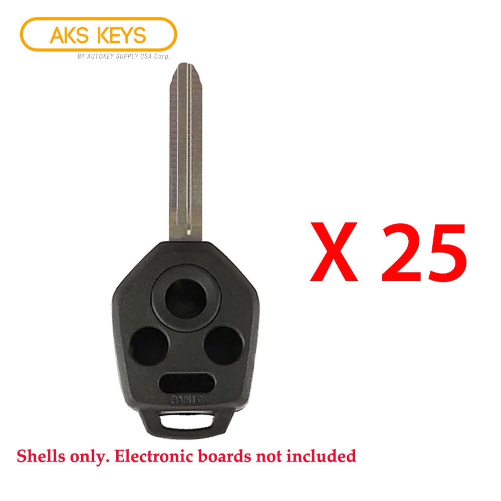 2012 - 2017 Subaru Remote Key Shell (25 Pack)