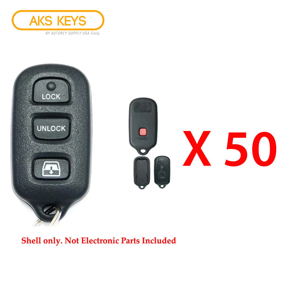 2004 - 2009 Toyota Remote Control Shell 4B for FCC# HYQ12BAN / HYQ12BBX (50 Pack)