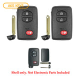 2007 - 2014 Toyota Smart Prox Key Shell 3B for FCC# HYQ14AAB (2 Pack)