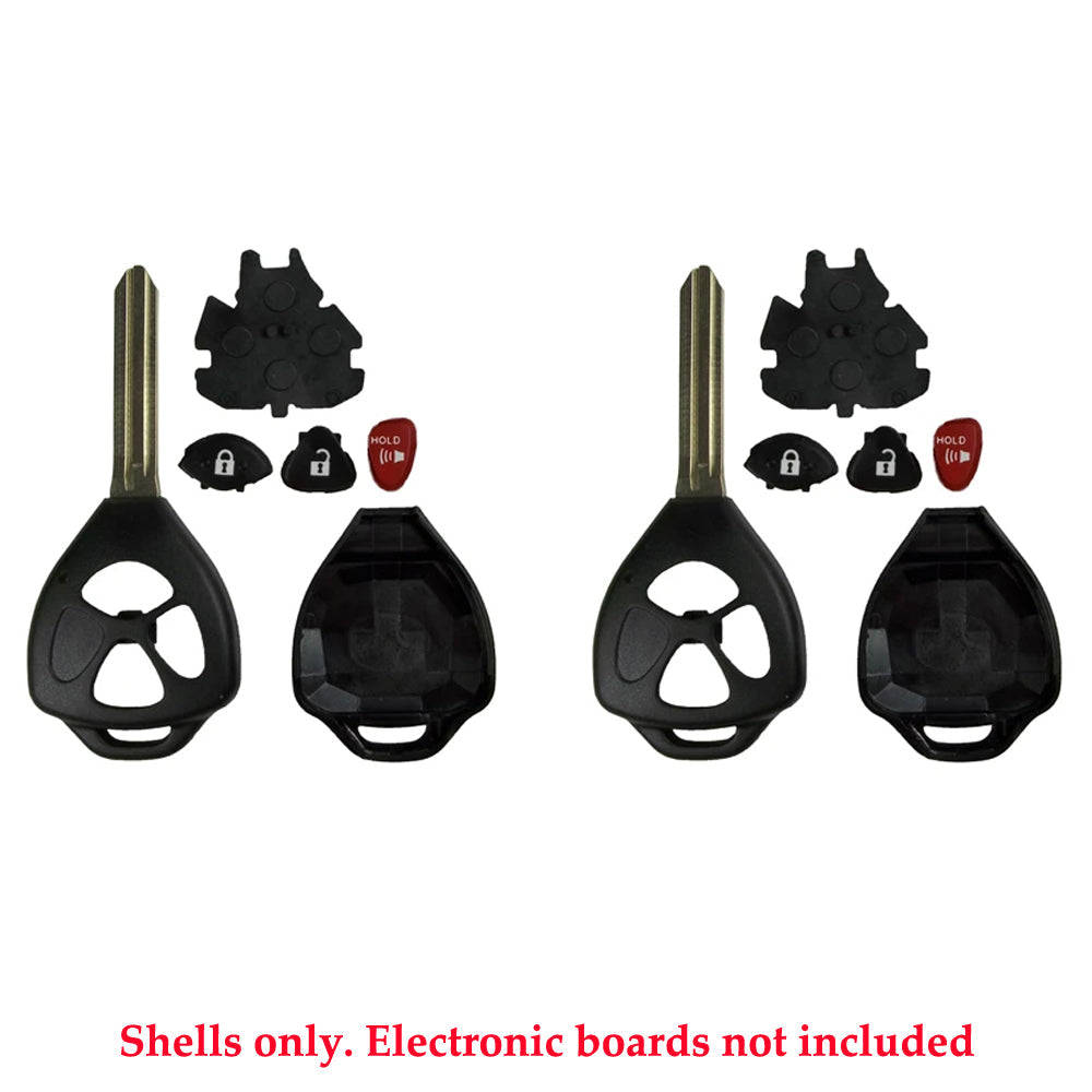 2009 -2014 Toyota Pontiac Remote Key Shell 3B (2 Pack)