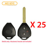 Toyota Scion Remote Head Key Sell 3B (25 Pack)