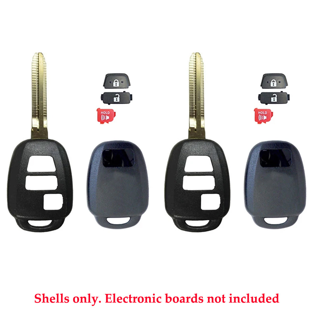 2012 - 2019 Toyota Scion Remote Key Shell 3B (2 Pack)