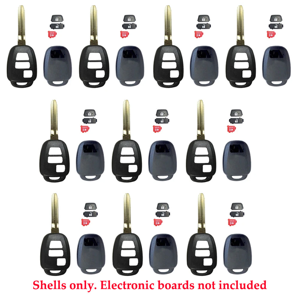 2012 - 2019 Toyota Scion Remote Key Shell 3B (10 Pack)