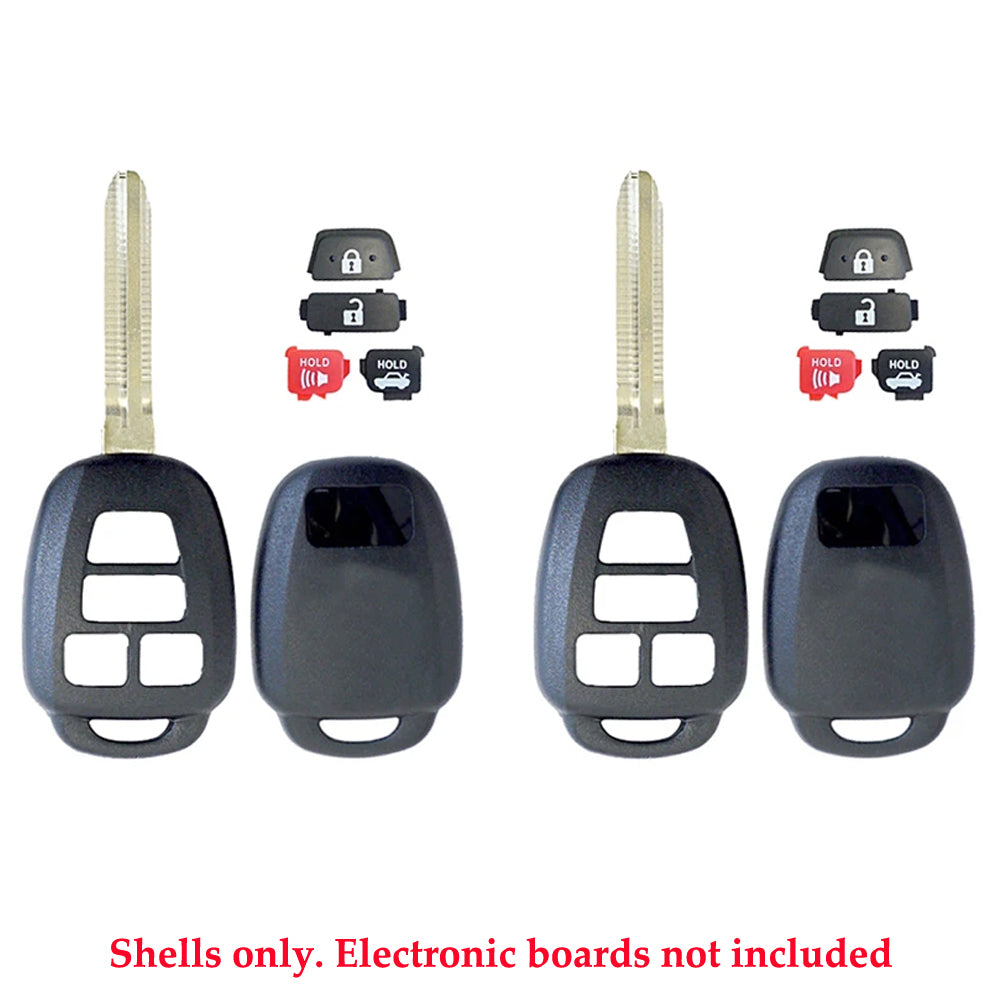 2012 - 2019 Toyota Scion Remote Key Shell 4B (2 Pack)