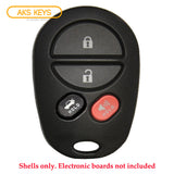 Toyota Remote Control Shell 6B for FCC# GQ43VT20T